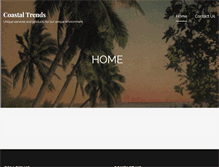 Tablet Screenshot of coastaltrends.com